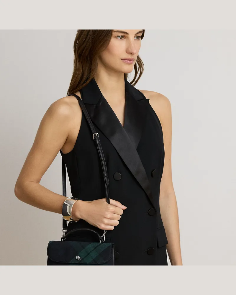 Ralph Lauren Karierte Brieftasche Marcy zum Umhängen Multi