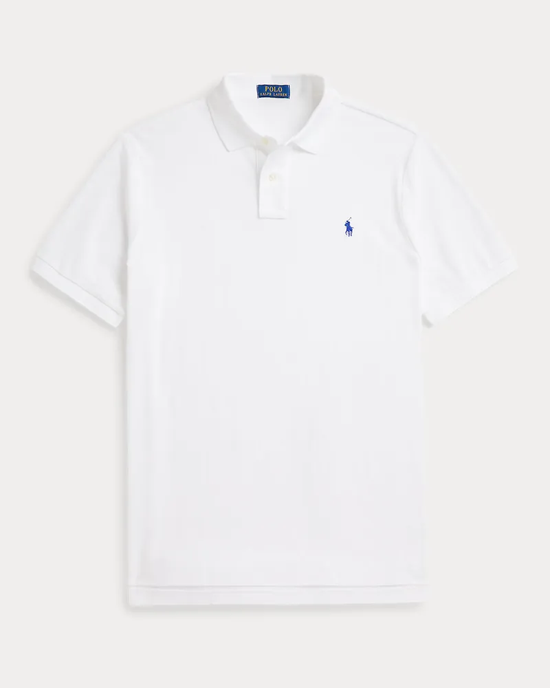 Ralph Lauren Classic-Fit Poloshirt aus Piqué White