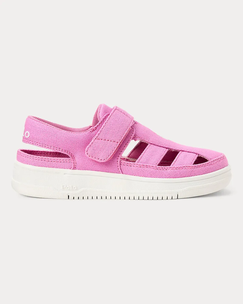 Ralph Lauren PS-Sneaker Masters Court aus Segeltuch Pink