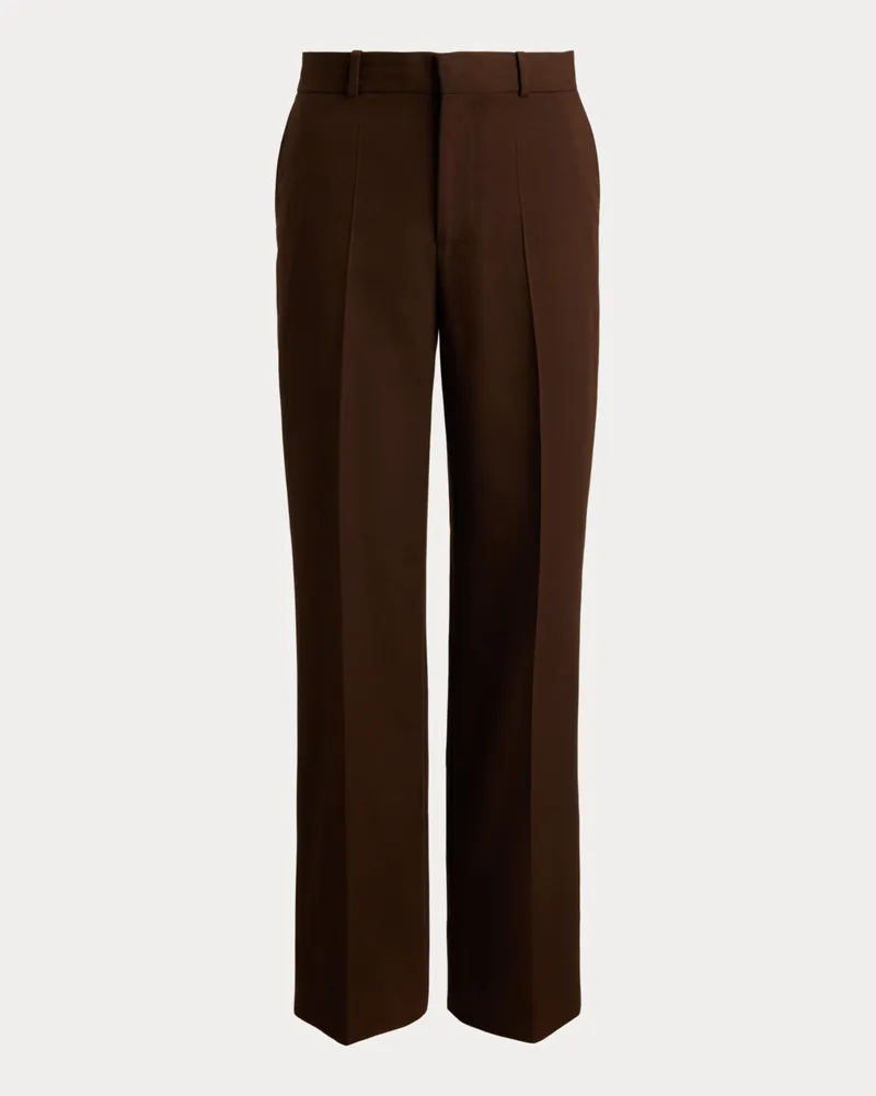 Ralph Lauren Relaxed-Straight-Fit Twillhose mit Wolle Brown
