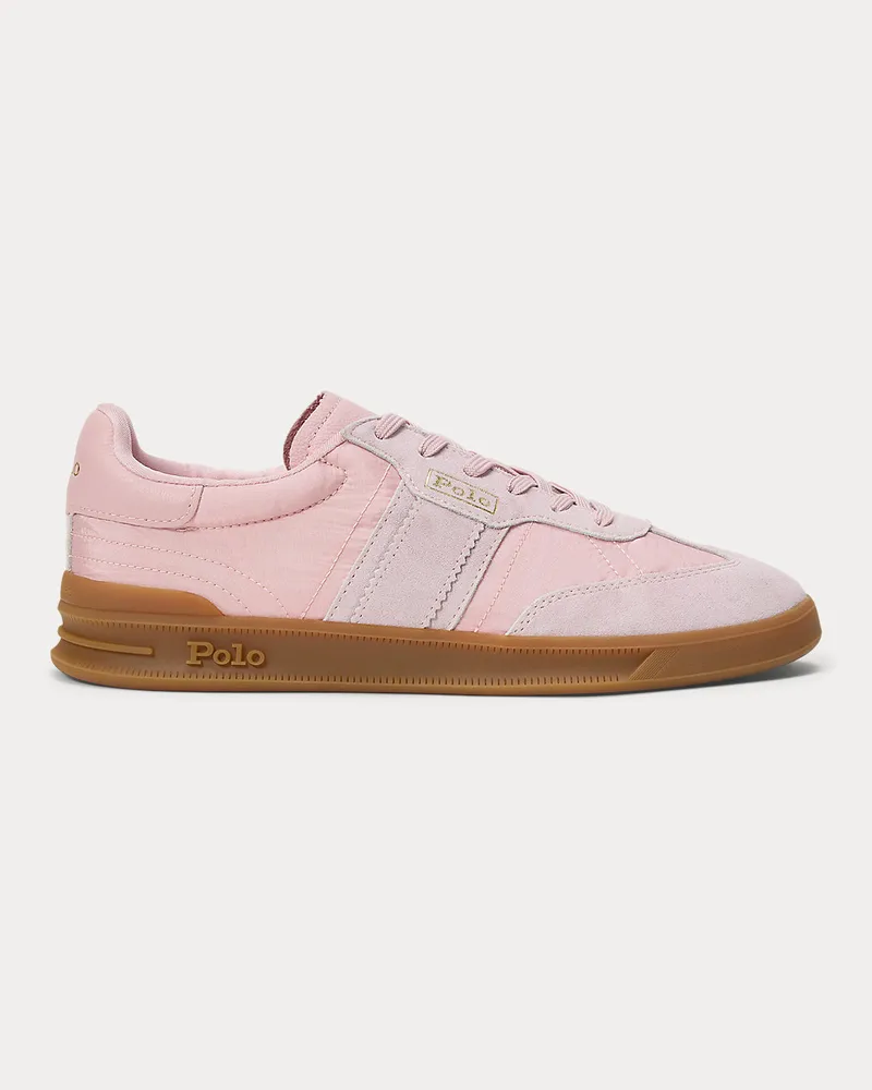 Ralph Lauren Sneaker Heritage Aera mit Wildleder Pink