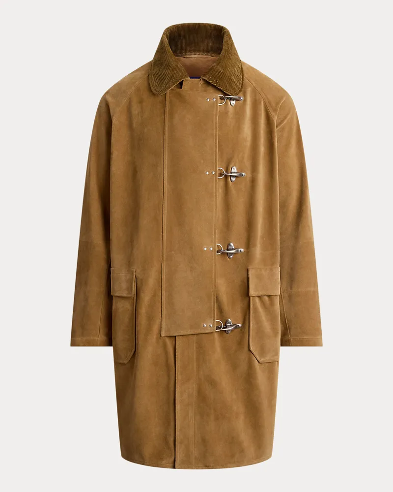 Ralph Lauren Parka Whitleigh aus Wildleder Tan