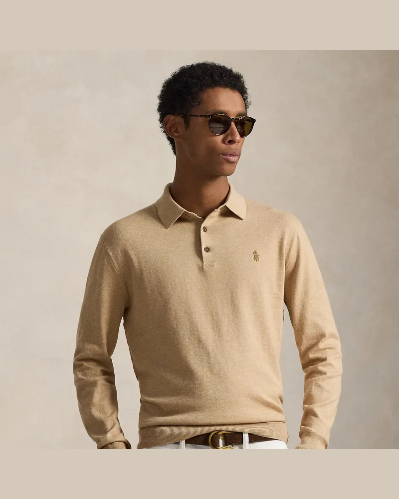 Ralph Lauren Polo-Pullover aus Baumwolle Brown