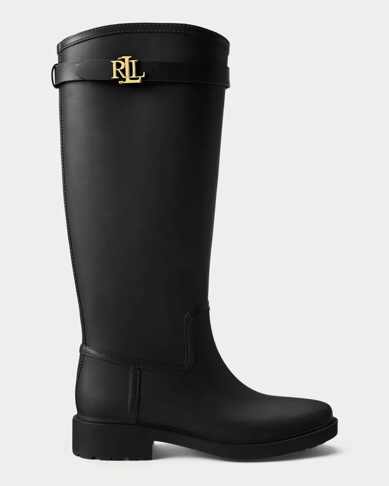 Ralph Lauren Hoher Gummistiefel Portiah Black