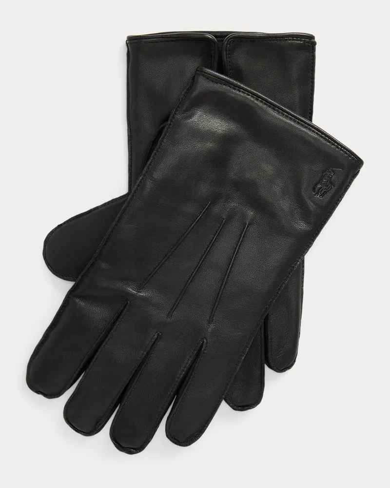 Ralph Lauren Isolierte Touchscreen-Handschuhe Black