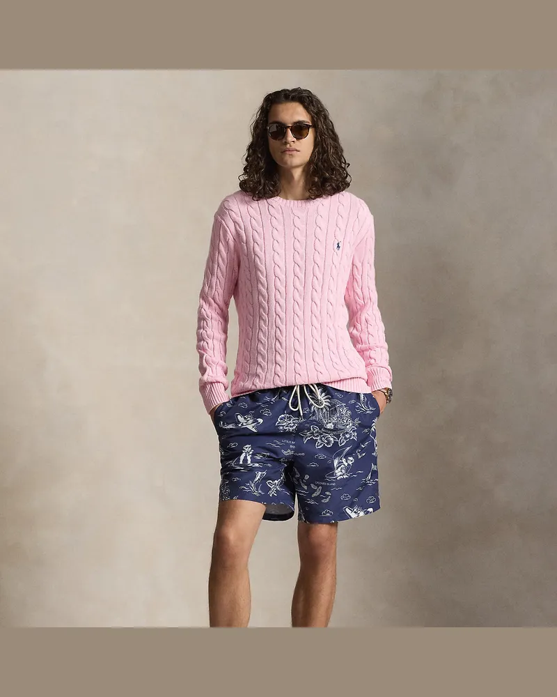 Ralph Lauren Große Größen - Badeshorts Traveler mit Polo Bear Blue