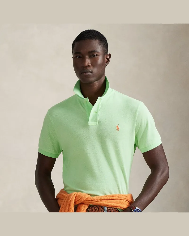 Ralph Lauren Slim-Fit Poloshirt aus Piqué Green