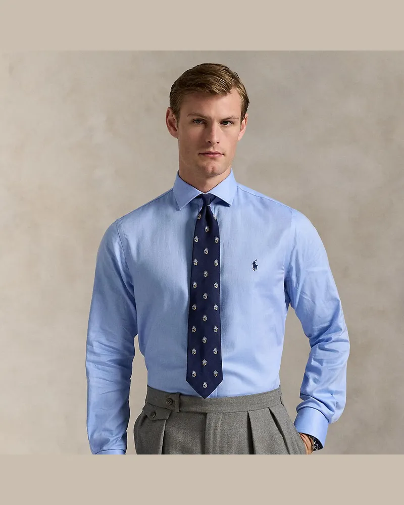 Ralph Lauren Slim-Fit Popelinehemd Blue