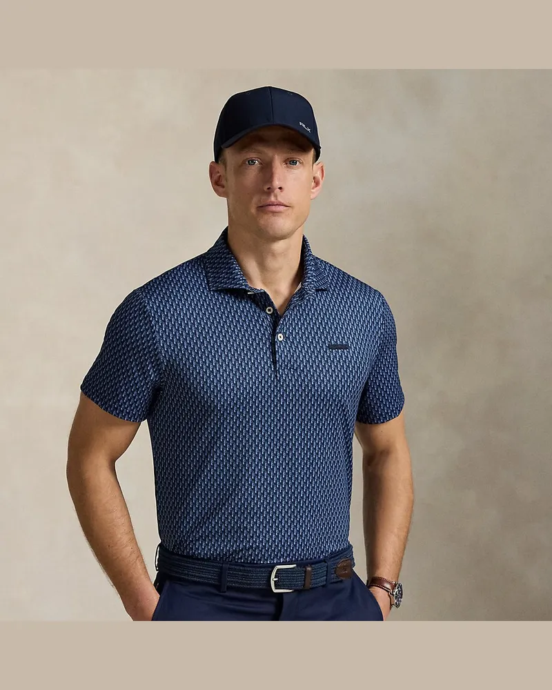 Ralph Lauren Tailored-Fit Performance-Poloshirt Blue