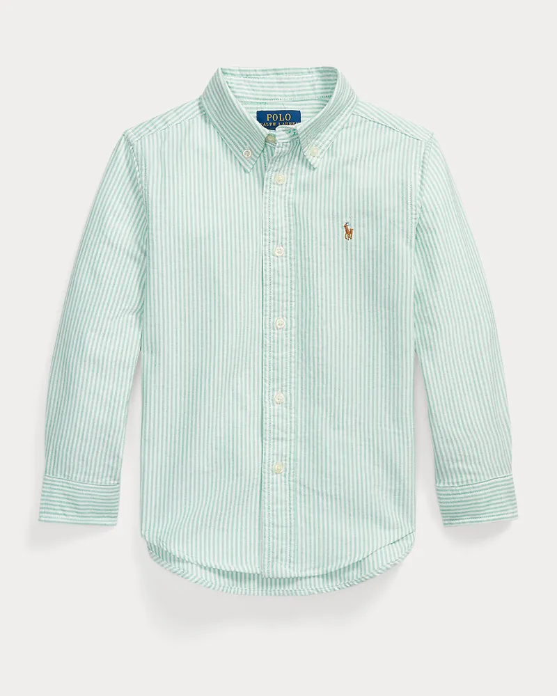 Ralph Lauren Gestreiftes Hemd aus Baumwolloxford Multi