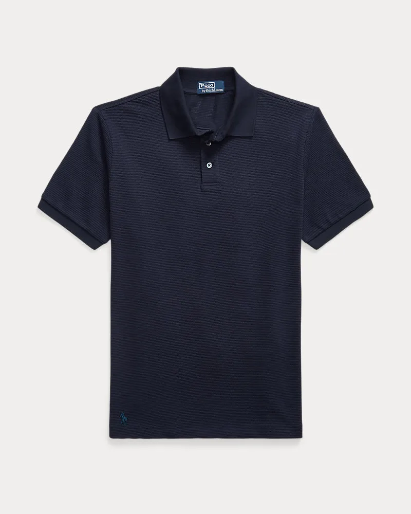 Ralph Lauren Standard-Fit Poloshirt mit Struktur Blue