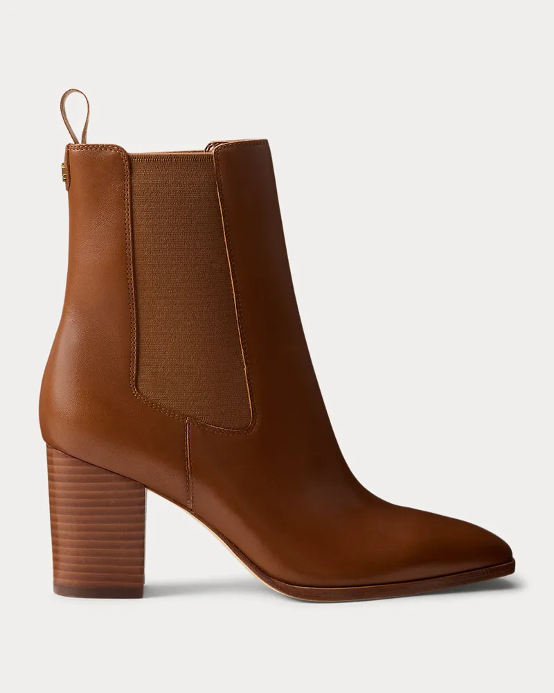 Ralph Lauren Stiefelette Raelynn aus Kalbsleder Brown