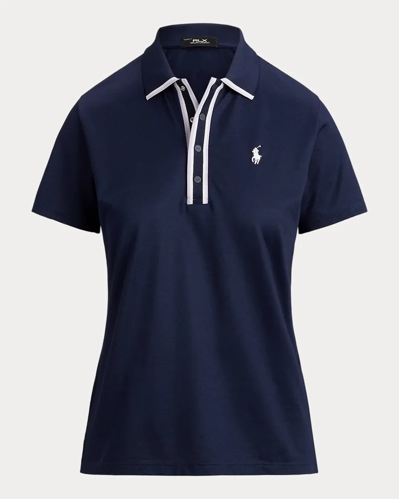 Ralph Lauren Tailored-Fit Poloshirt aus Jersey Blue