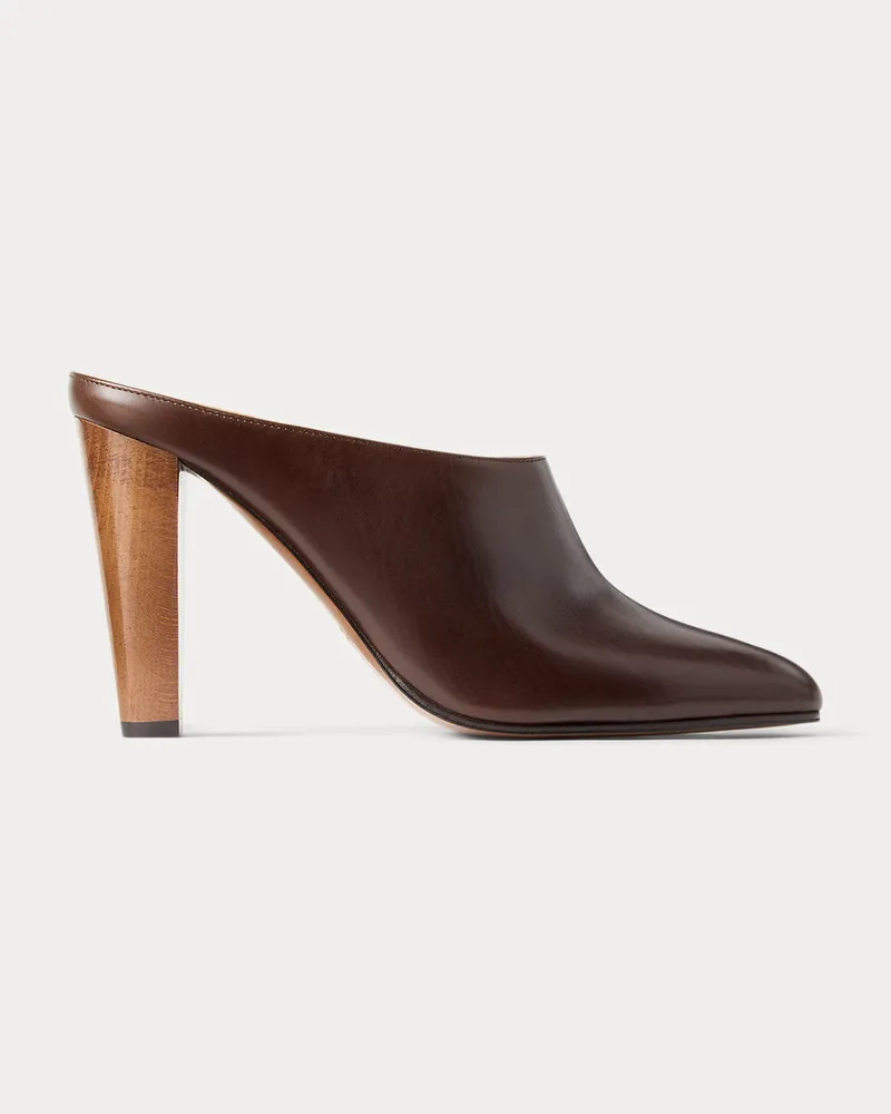 Ralph Lauren Pantolette Ashtyn aus Kalbsleder Brown