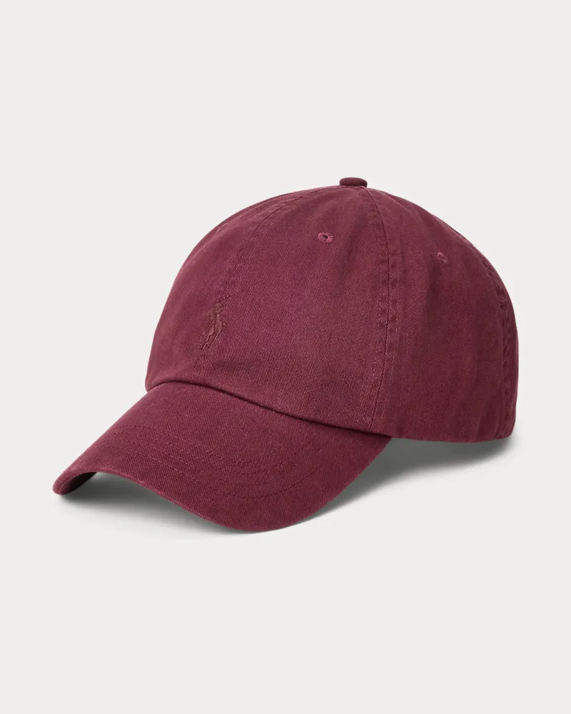 Ralph Lauren Baseballkappe aus Twill Red