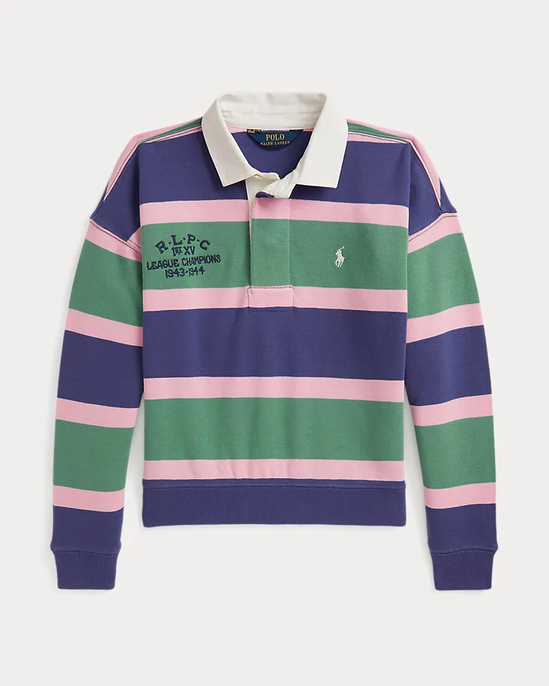 Ralph Lauren Gestreiftes Rugby-Sweatshirt aus Frottee Multi