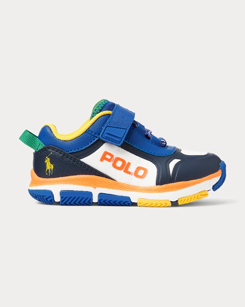 Ralph Lauren PS-Sneaker Sport Racer aus Kunstleder Blue