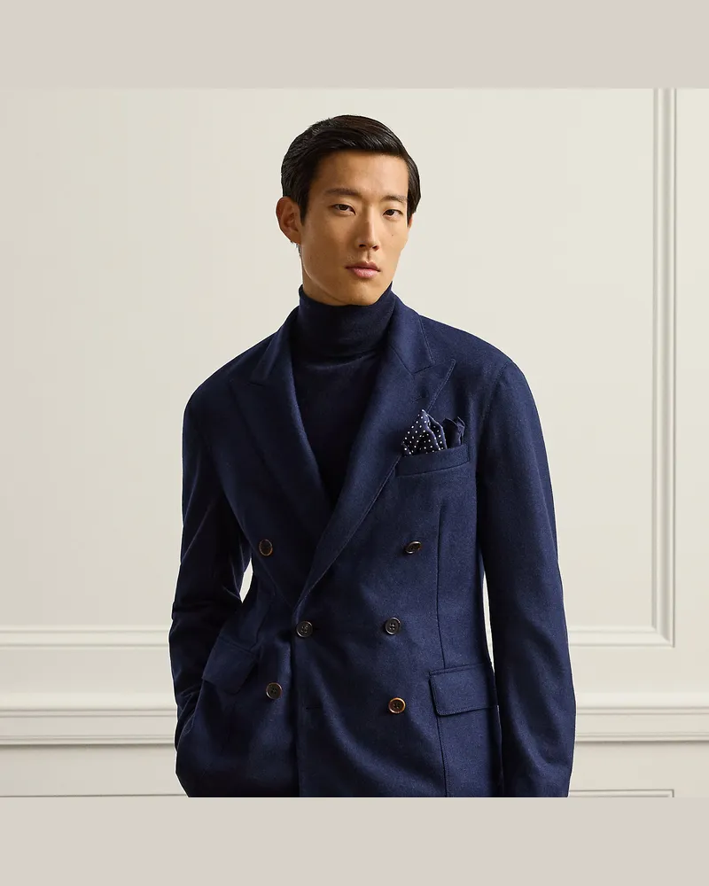 Ralph Lauren Sakko Hadley aus Kaschmirmischung Blue