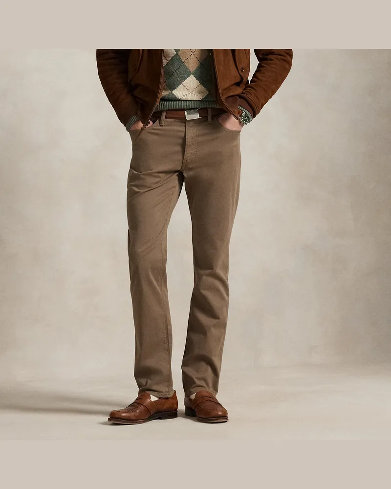 Ralph Lauren Slim-Straight Stretch-Atlashose Varick Brown