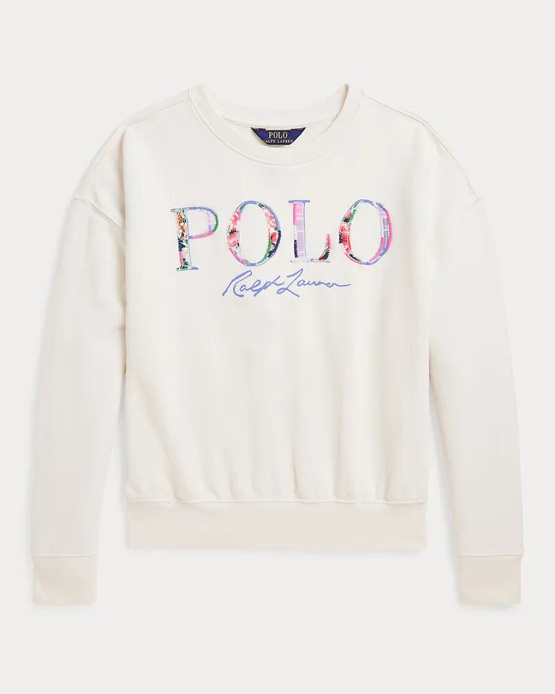 Ralph Lauren Sweatshirt aus French-Terry White
