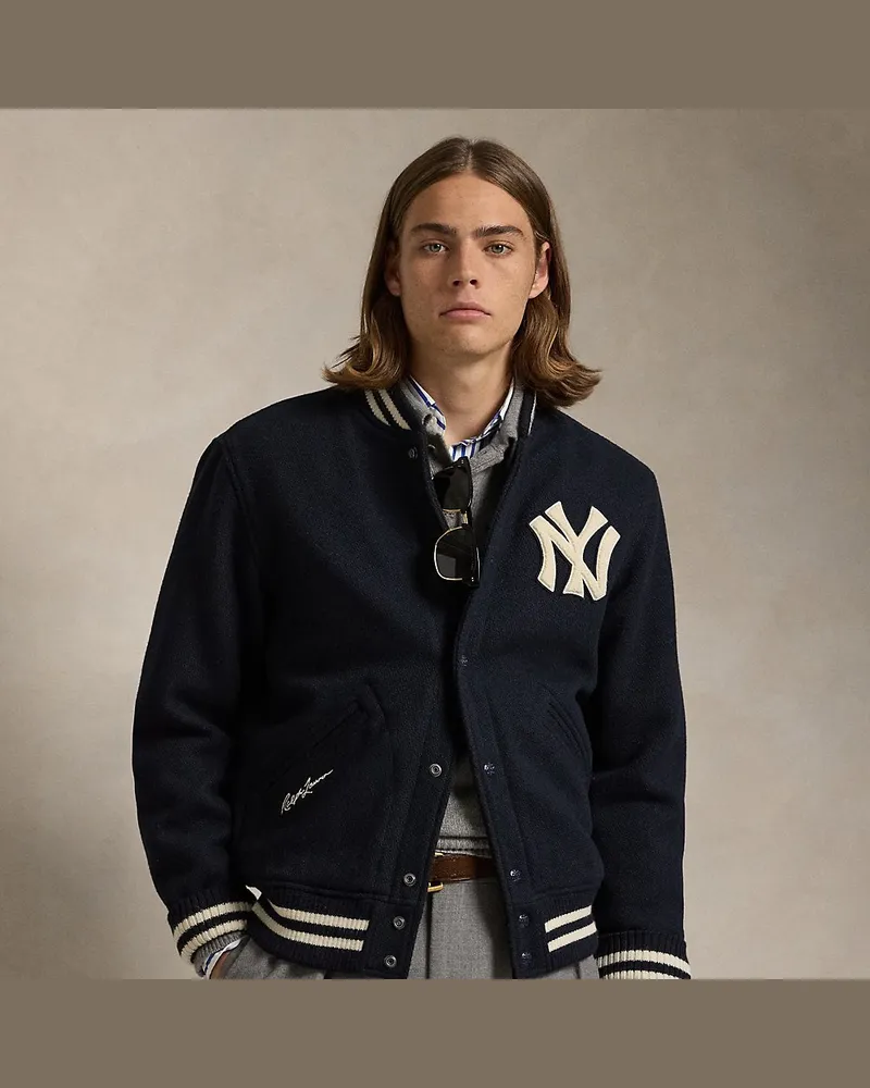 Ralph Lauren Jacke Polo  Ralph Lauren Lauren Yankees Blue