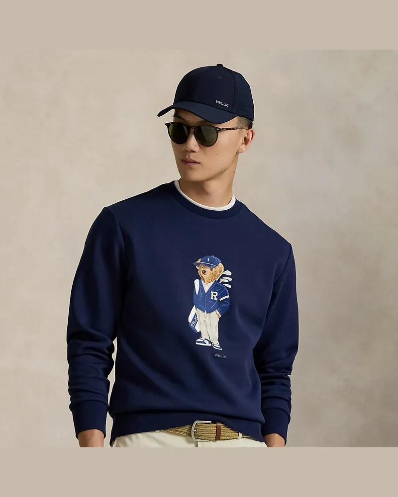 Ralph Lauren Performance-Sweatshirt mit Polo Bear Blue