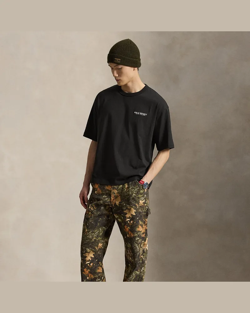 Ralph Lauren Relaxed-Fit T-Shirt Polo Sport Black