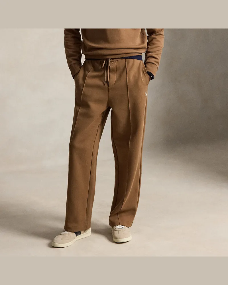 Ralph Lauren Doppellagige Hose mit Tunnelzug Brown