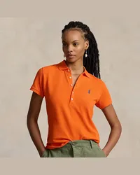 Ralph Lauren Slim-Fit Stretch-Poloshirt Orange