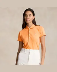 Ralph Lauren Slim-Fit Stretch-Poloshirt Orange