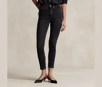Super-Slim-Jeans mit hoher Leibhöhe