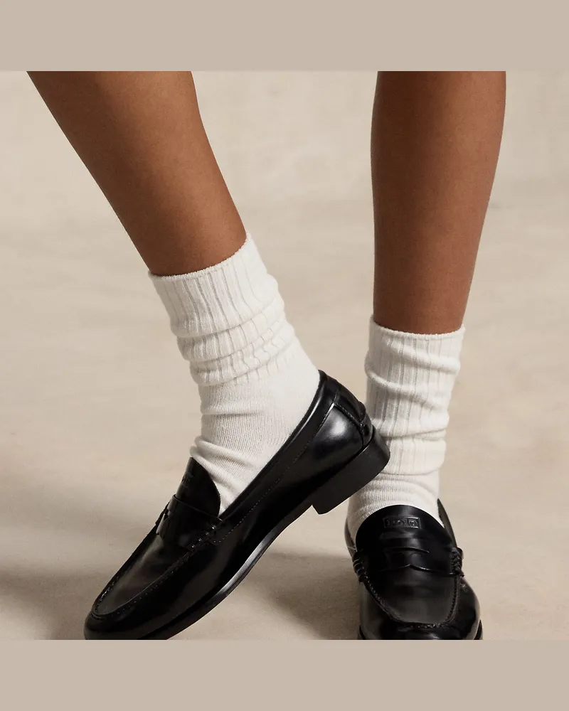 Ralph Lauren Loafer aus Kalbsleder Black