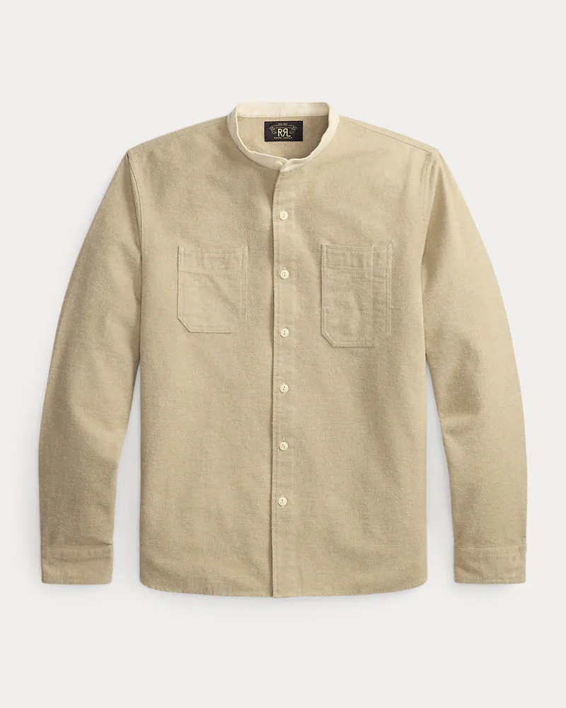 Ralph Lauren Arbeitshemd mit Offizierskragen Grey