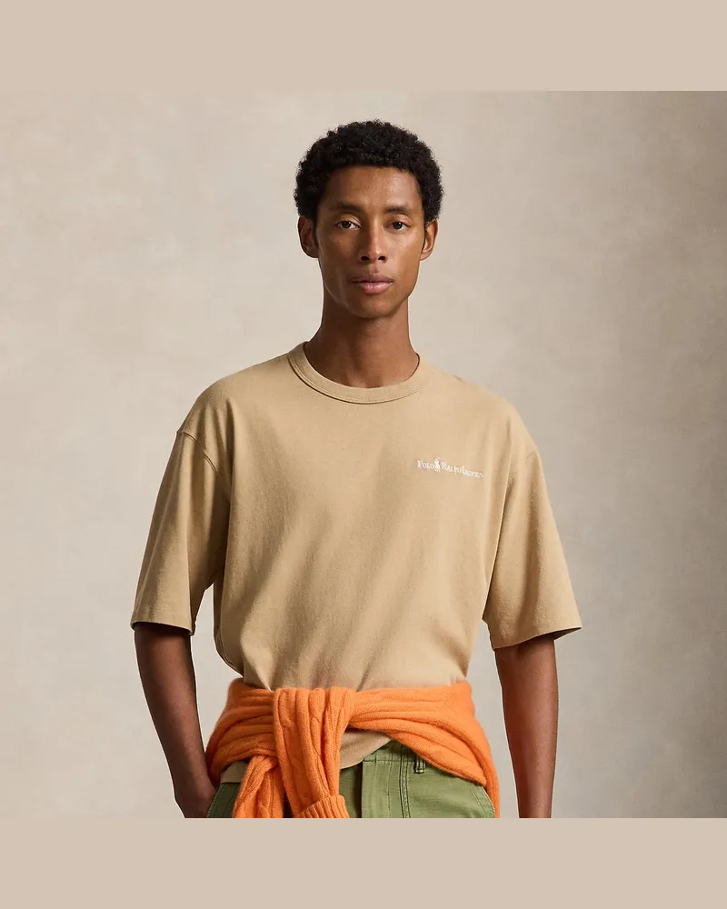 Ralph Lauren Relaxed-Fit Jersey-T-Shirt mit Logo Tan