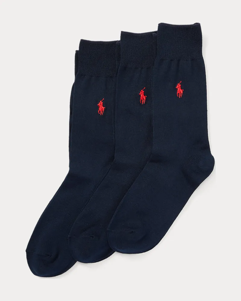 Ralph Lauren Anzugsocken im 3er-Pack Blue