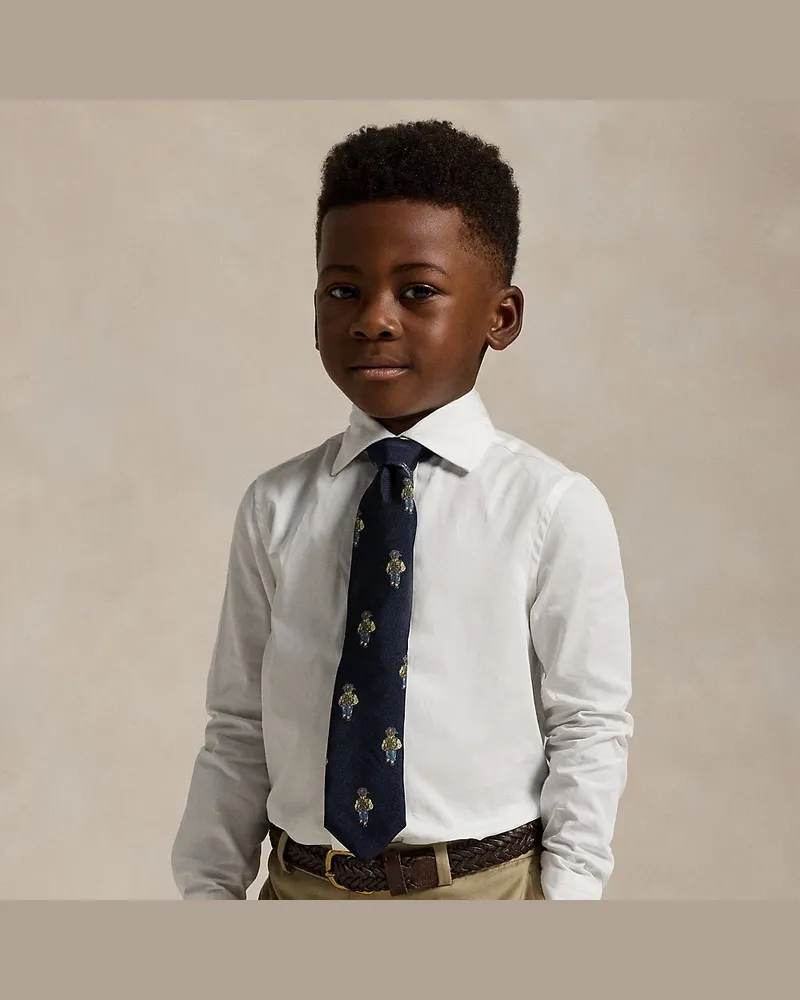 Ralph Lauren Slim-Fit Anzughemd Regent aus Baumwolle White