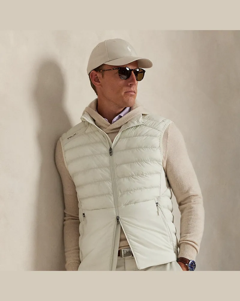 Ralph Lauren Steppweste mit Reißverschluss White