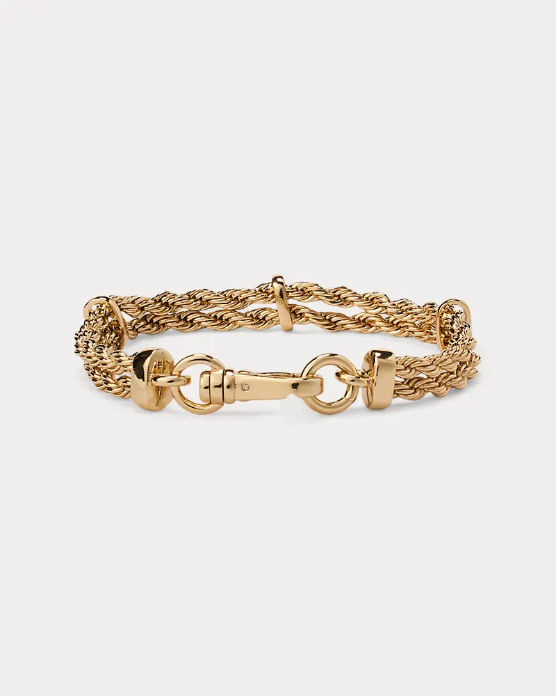 Ralph Lauren Mehrlagiges vergoldetes Armband Gold