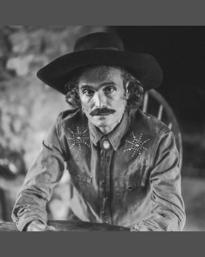 Ralph Lauren Slim-Fit Denim-Westernhemd mit Nieten Brown