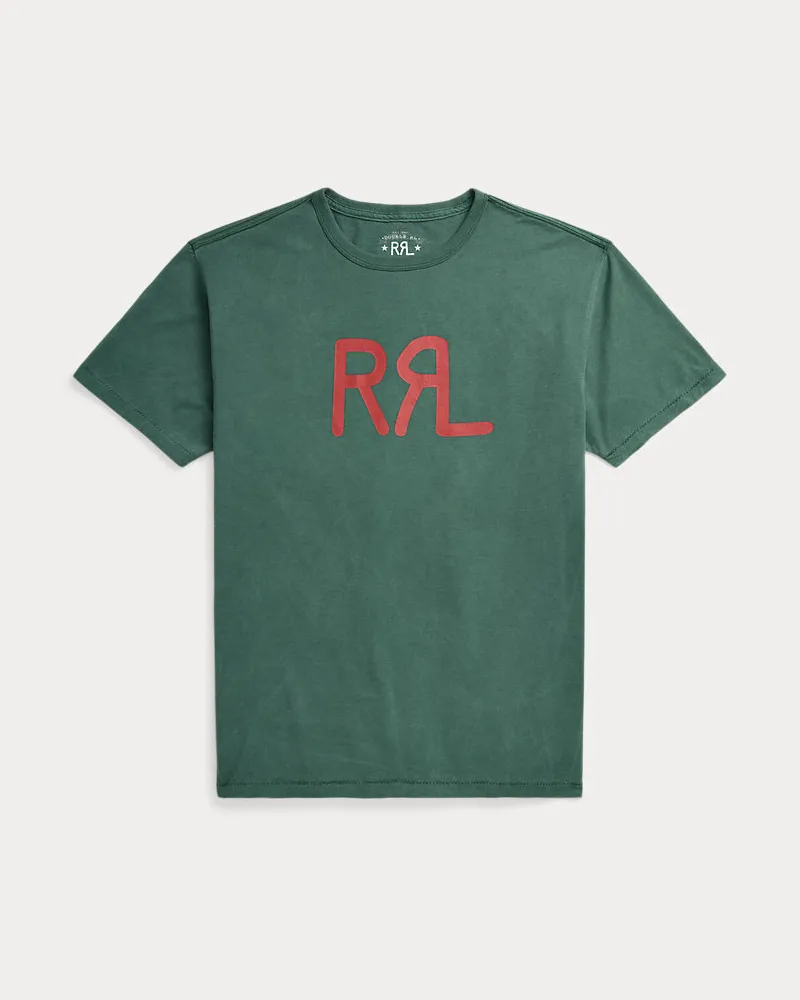 Ralph Lauren T-Shirt mit RRL-Ranchlogo Green