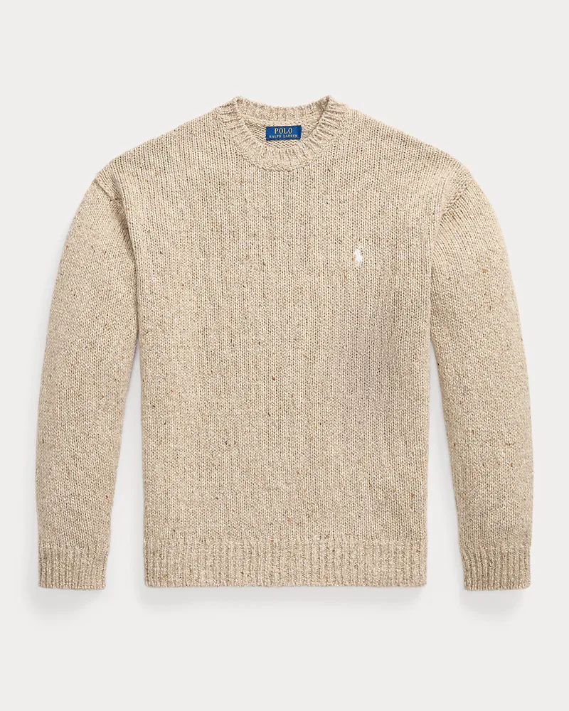 Ralph Lauren Rundhalspullover aus einer Wollmischung Natural