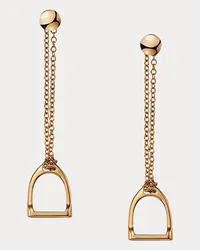 Ralph Lauren Kettenohrhänger Stirrup Gold