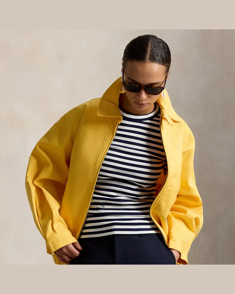Ralph Lauren Oversize-Fit Windjacke aus Baumwolle Yellow