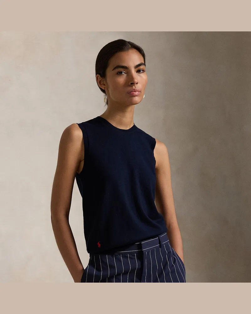 Ralph Lauren Pullover mit Rundhalsausschnitt Blue