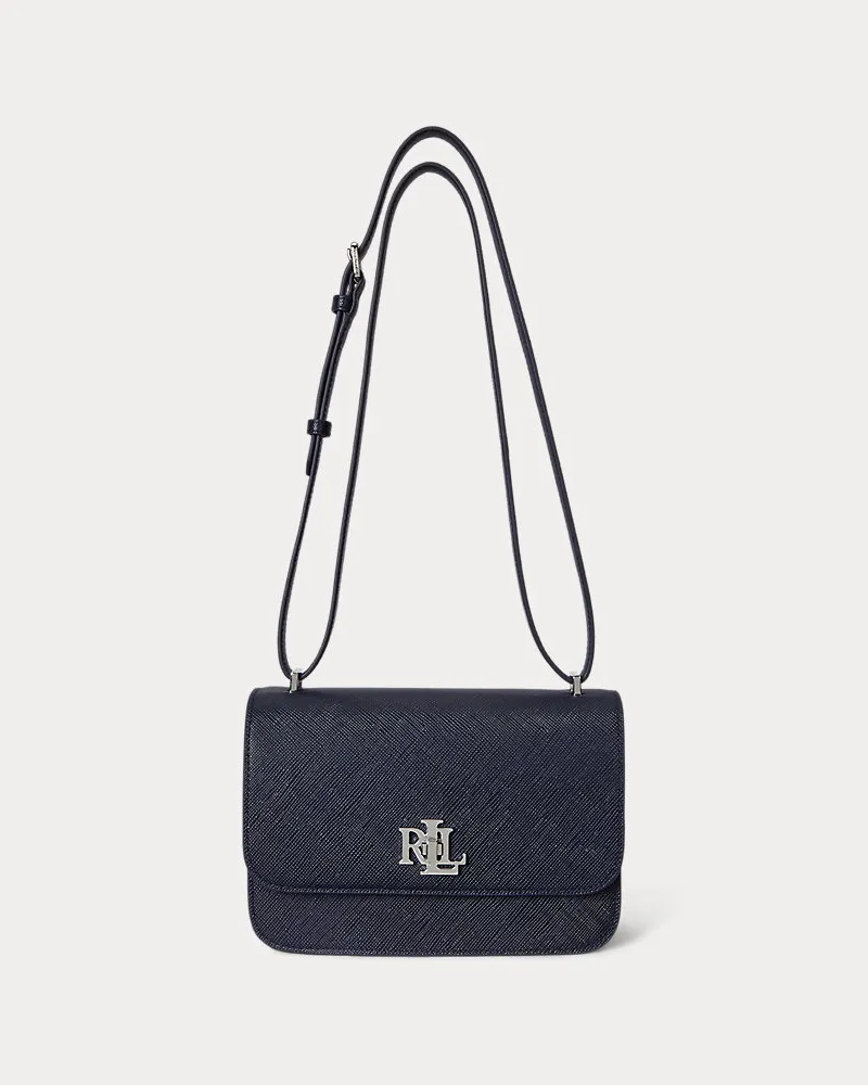 Ralph Lauren Mittelgroße Ledertasche Sophee Blue