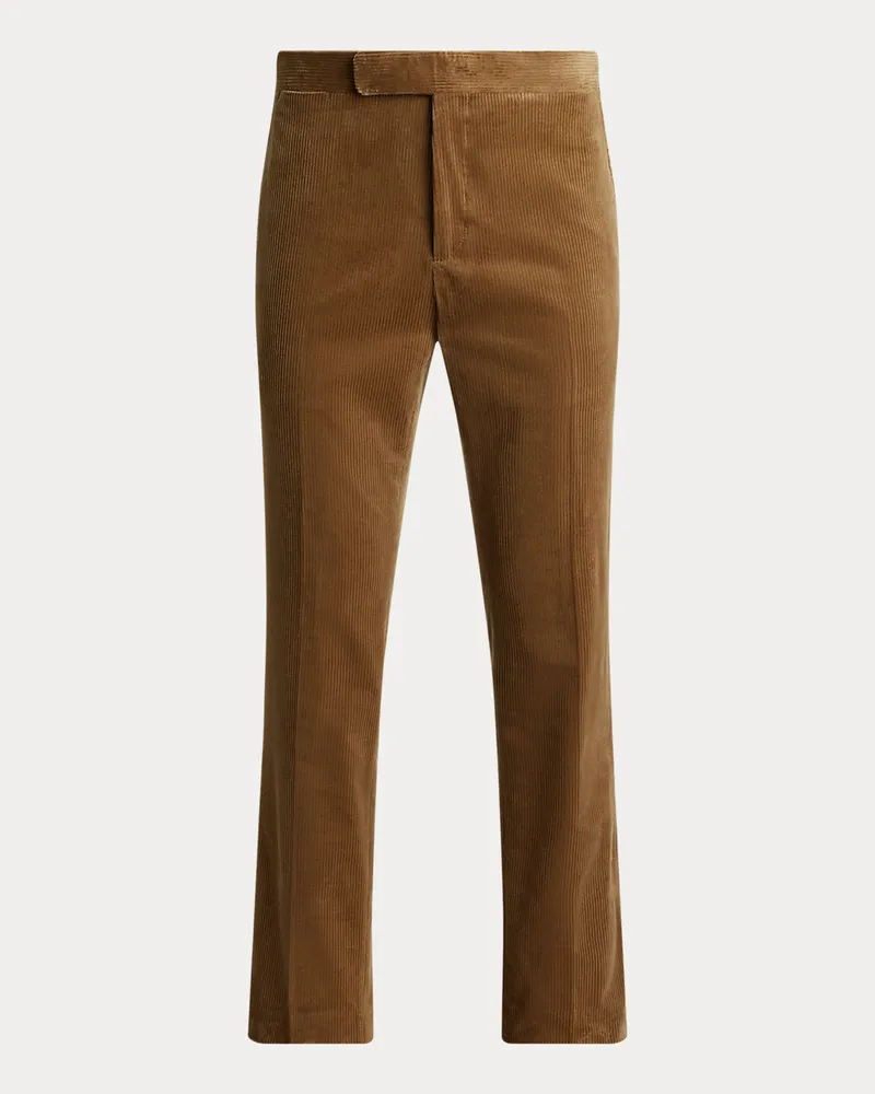 Ralph Lauren Anzughose aus Kordsamt Tan