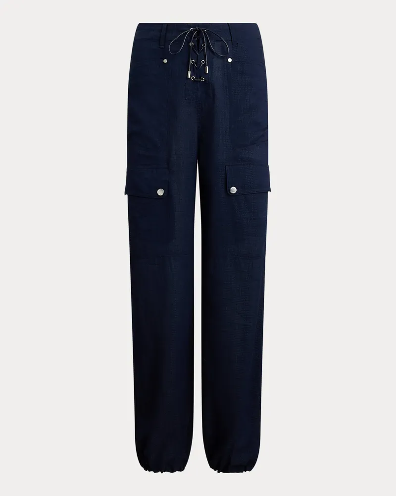 Ralph Lauren Hose Briella aus Ripstop Blue