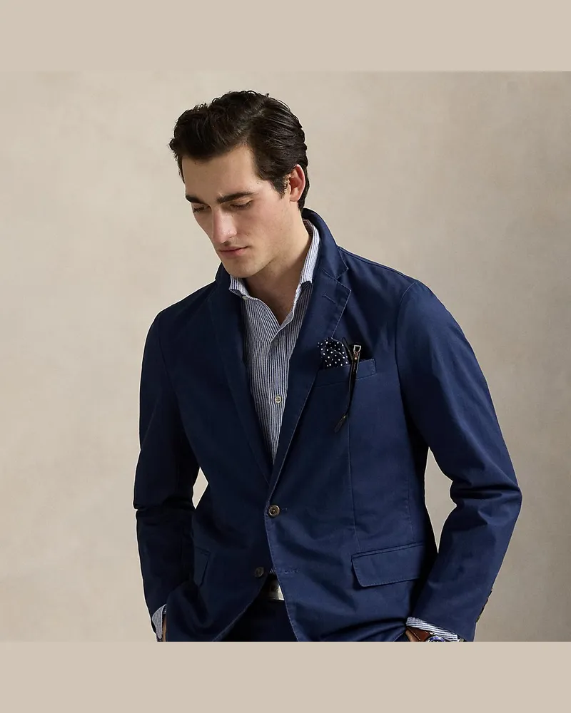 Ralph Lauren Unstrukturierte Modern-Fit Polo-Jacke Blue