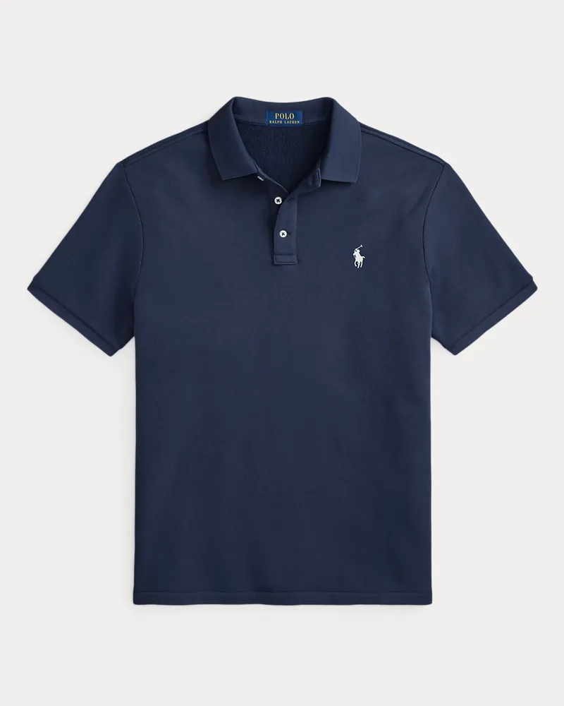 Ralph Lauren Poloshirt aus French-Terry Blue