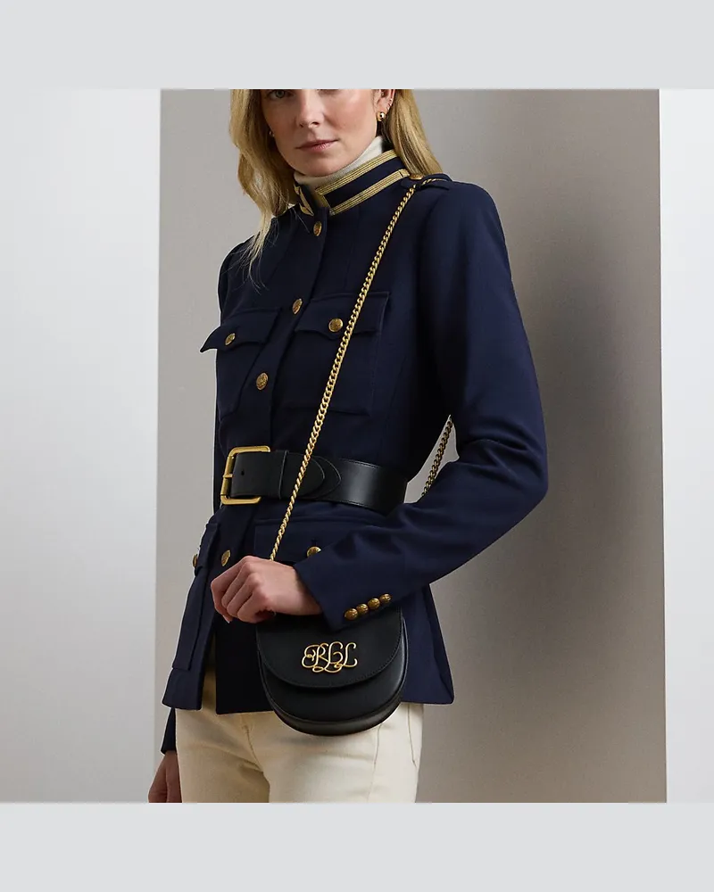 Ralph Lauren Kleine Umhängetasche Witley aus Leder Black